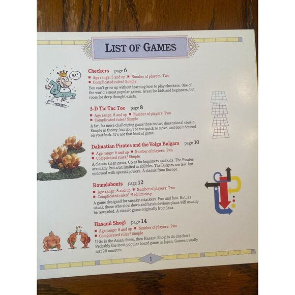 The Book Of Classic Board Games By Klutz Press Includes 15 Games & Accessories - Picture 4 of 6